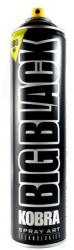 Kobra Vopsea spray acrilic Big Kobra HP, Satin Black, 600 ml
