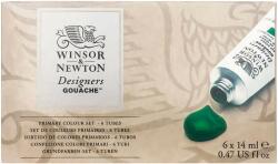 Winsor & Newton Set 6 culori guasa Primary Designers Winsor Newton