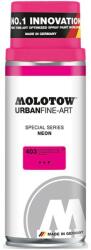 Molotow Spray acrilic Neon Urban Fine Art Artist Molotow, Neon Blue, 400 ml