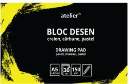 Atelier Bloc desen Atelier, 14.8 x 21 cm (A5), 150 g/mp, 30 coli