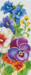 Pixelhobby Pixel szett 2 normál alaplappal, színekkel, virágok (803027)