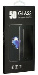 LG K22 üvegfólia, tempered glass, előlapi, 5D, edzett, hajlított, fekete kerettel