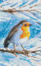 Pixelhobby Pixel szett 2 normál alaplappal, színekkel, madár (802040)