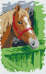 Pixelhobby Pixel szett 2 normál alaplappal, színekkel, ló (802017)