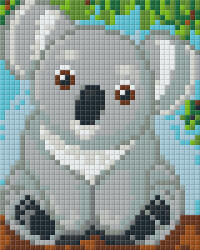 Pixelhobby Pixel szett 1 normál alaplappal, színekkel, koala (801354)