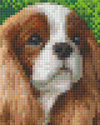 Pixelhobby Pixel szett 1 normál alaplappal, színekkel, kutya (801319)