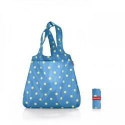 Reisenthel mini maxi shopper világoskék pöttyös bevásárló táska (AT0027-vilagoskek)