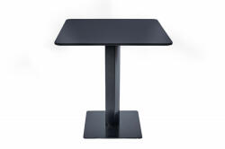 Mobiliamo Szögletes Étkezőasztal, Bisztró Asztal Fekete Színben Palermo - 70X70 cm. /80x80 cm. Mdf-fém Palermo - 70X70 cm. /80x80 cm. Mdf-fém (palermo_bk)