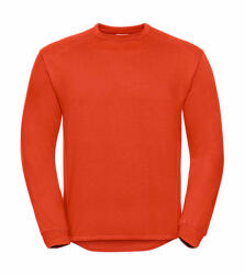 Russell Uniszex hosszú ujjú pulóver munkaruha Russell Europe Workwear Set-In Sweatshirt S, Narancssárga