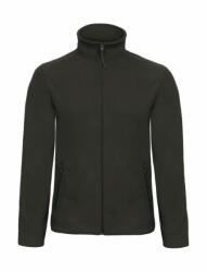 B&C Collection Férfi hosszú ujjú polár B and C ID. 501 Micro Fleece Full Zip S, Fekete