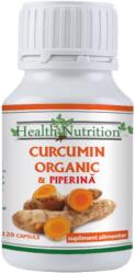 Health Nutrition Curcumin Organic + Piperina, 120 cps, Health Nutrition