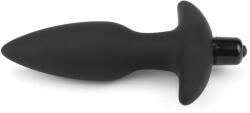 Lovetoy Dop Anal Cu Vibratii Anal Indulgence Collection Fantasy Plug, Negru, 14.5 cm