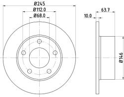 KRIEGER Disc frana VW GOLF PLUS (5M1, 521) (2005 - 2013) KRIEGER 0950004238