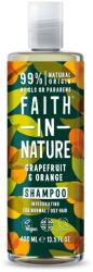 Faith in Nature Grapefruit Orange természetes sampon normál és zsíros hajra 400 ml