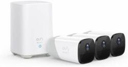 eufy Kit supraveghere video eufy Cam 2 Pro Security Wireless Rezolutie 2K IP67 Nightvision Alb (T88523D2)