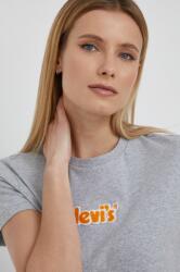 Levi's Tricou din bumbac culoarea gri PPYY-TSD0GR_09X