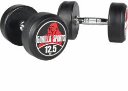 Gorilla Sports Kerek gumi súlyzók 2 x 12, 5 kg (100279-00008-0110)