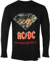 DIAMOND Tricou cu mânecă lungă pentru bărbați DIAMOND X AC/DC - BLK_C20DMPC502