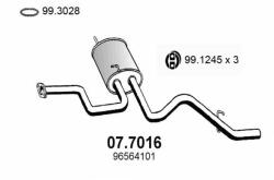 ASSO Toba esapament finala ASSO 07.7016 (07.7016)