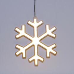 Lotti LED fulg de zăpadă din lemn 3000K 30cm IP20 (58583)