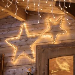 Lotti LED Star Pair alb cald 170 LED-uri 76cm cupru 4, 5V IP44 (45262) Decoratiune camera copii