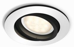 Philips Lampa LED Philips Hue White Ambiance Milliskin LED Downlight rotund, argintiu, 250lm, cu variator de intensitate a luminii (5041148P7)