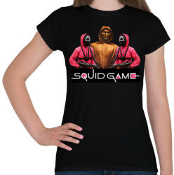 printfashion Squid Game trio - Női póló - Fekete (5487516)