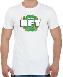 printfashion NFT vagyok - non fungibe token - Férfi póló - Fehér (5643302)