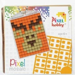 Pixelhobby Pixel kulcstartókészítő szett 1 kulcstartó alaplappal, 3 színnel, szarvas (PXL-23003)