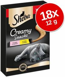 Sheba 18x12g Sheba Creamy Csirke & lazac macskasnack