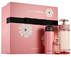 Prada Candy Florale Ajándékszett, Eau de Toilette 80ml + Eau de Toilette 7ml + Body Milk 75ml, női