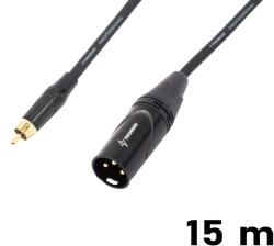 Thunder Germany CX52-15m jelkábel (RCA - XLR papa) - mkaudio