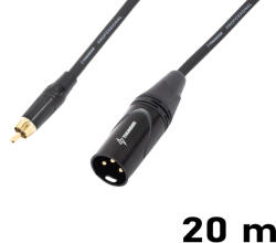 Thunder Germany CX52-20m jelkábel (RCA - XLR papa) - mkaudio