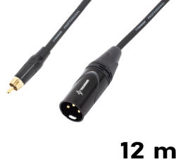 Thunder Germany CX52-12m jelkábel (RCA - XLR papa) - mkaudio