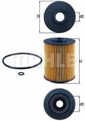 MAHLE Filtru ulei MAHLE OX 356D (OX 356D) - automobilus