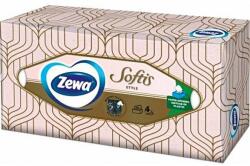 Zewa Design 3 пластови хартиени кърпички в кутия 90 броя