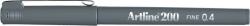 Artline Liner ARTLINE 200, varf fetru 0.4mm - gri (EK-200-GY) - officeclass