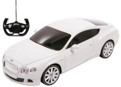 Rastar Masina Cu Telecomanda Bentley Continental Gt Alb Cu Scara 1 La 24 (Ras48600_Alb) - carlatoys