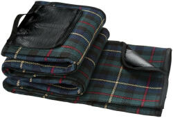 Everestus Patura picnic 145x130 cm, rezistenta la apa si praf, Everestus, PK01, tartan, acril, negru, verde (EVE06-19538702) Patura