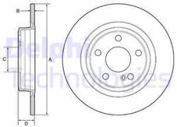 DELPHI Disc frana DELPHI BG4558C (BG4558C) - automobilus