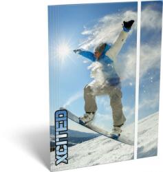 Lizzy Card Gumis mappa A/4, Snowboard