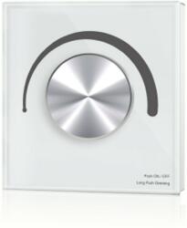 S-LIGHTLED SL-SK T1-KB LED dimmer távszabályzó fali forgógombos RF fehér (LEDVSK023)