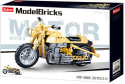 Sluban Model Bricks - Army Katonai motorkerékpár építőjáték készlet (M38-B0959)