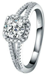 Ékszerkirály Női eljegyzési gyűrű, ezüst, kristályos, 5-ös méret (32737652587_3)