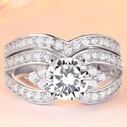 Ékszerkirály Női eljegyzési gyűrű, ezüst, 9-es méret (4000571559083_1)