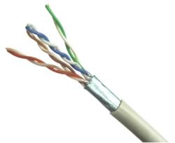 Genway Cablu FTP CAT5E 4x2/0.45mm, cupru masiv, rola 305 metri (FTP.CU)