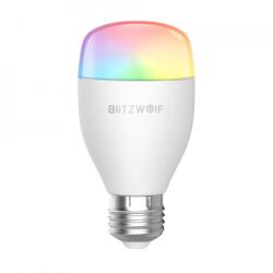 BlitzWolf Bec inteligent Blitzwolf BW-LT27, Wi-Fi, Smart, Bulb E27, 9W, Comanda vocala, 850 LM, RGB (BW-LT27)