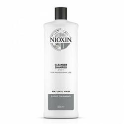 Nioxin System 1 Cleanser sampon vékonyszálú és normál hajra 1 l