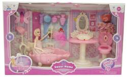 Magic Toys Divatbaba fürdőszobával és kiegészítőkkel (MKL169403)