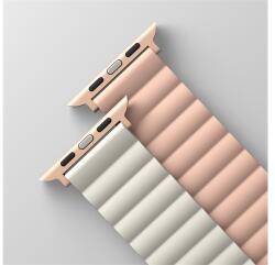 Uniq Revix mágneses szilikon szíj Apple Watch 42/44/45/49mm, rózsaszín/bézs (UNIQ-45MM-REVPNKBEG)